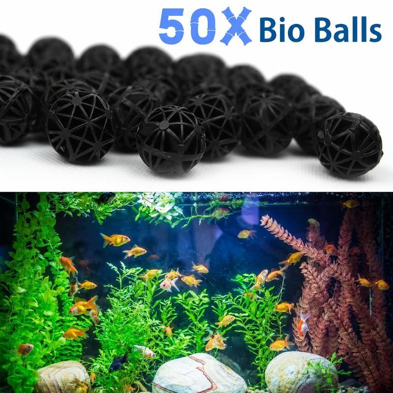 50 Peças de Bolas de Filtro Bi - Aquael Filter Fzn avaliação e preço