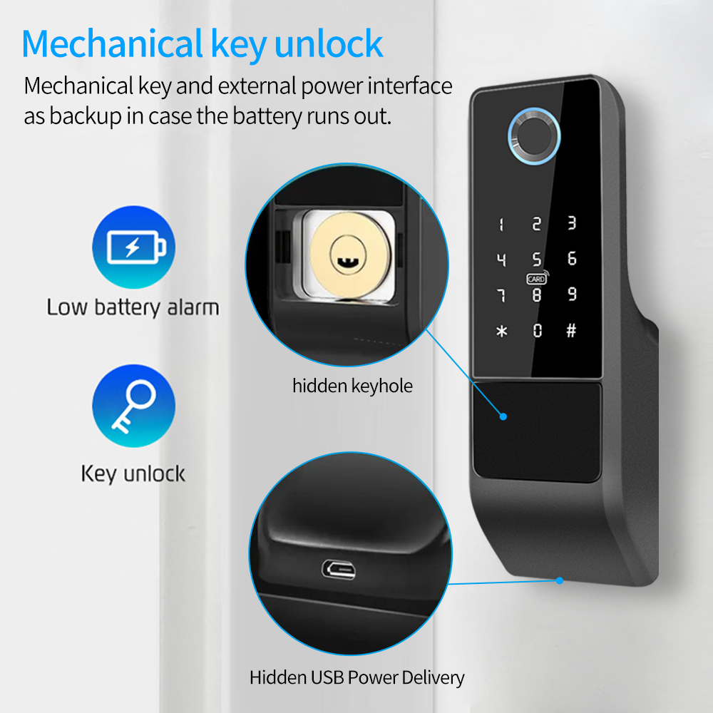 IP65 À Prova D' Água TTLock Im - Glass Door Hinge avaliação e preço
