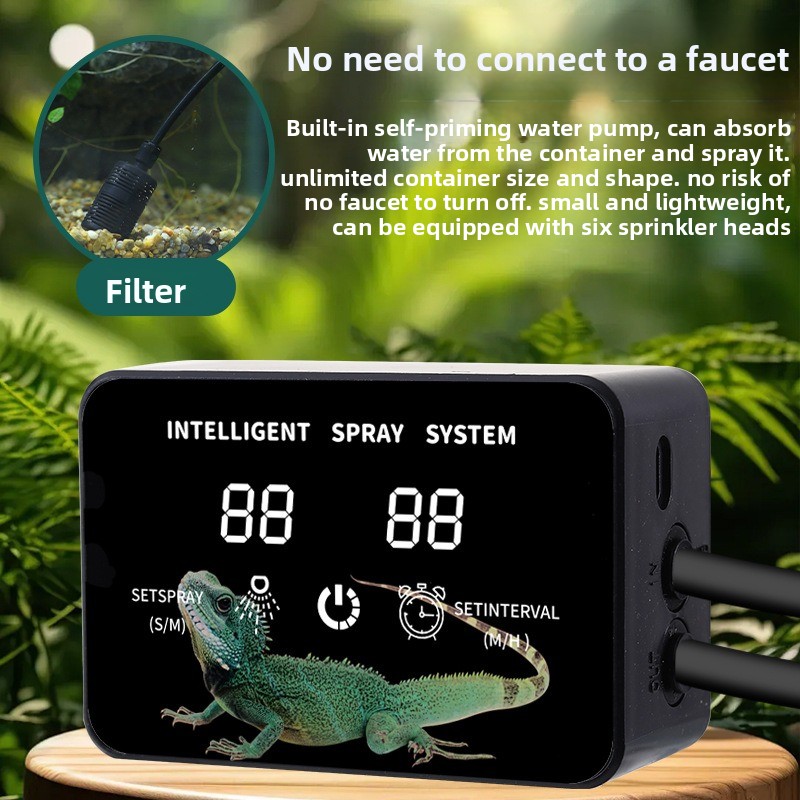 Sistema de nebulização mini pa - Misting Nozzle Reptile avaliação e preço